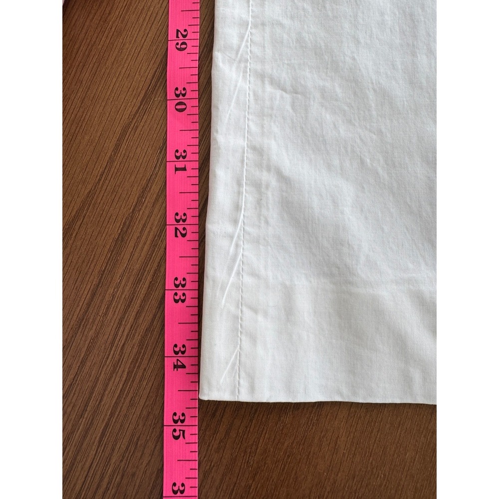 Moschino Cheap and Chic Pants White Cotton Flare Bootcut Made in Italy Size 10 - Picture 10 of 11